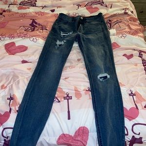 express skinny high rise jeans